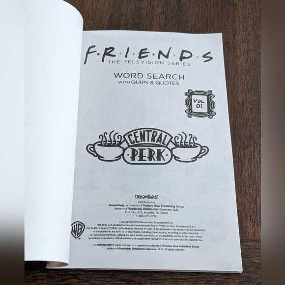 FRIENDS The Television Series Word Search With Quips & Quotes Books, Bundle of 2 - Picture 3 of 10